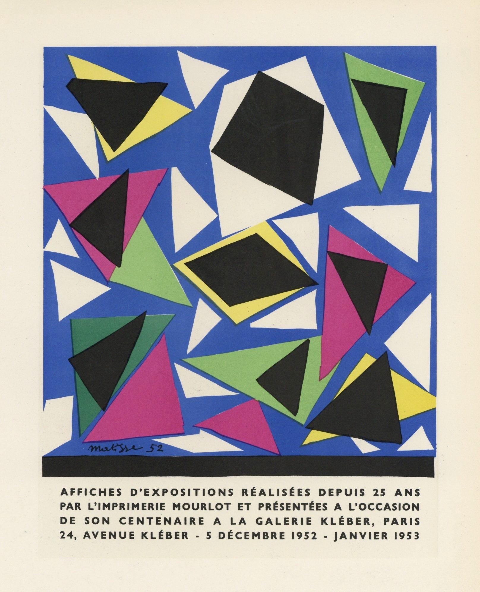 (after) Henri Matisse Portrait Print - "Exposition D'Affiches" lithograph poster