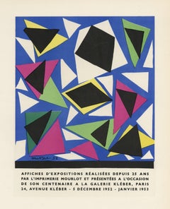Retro "Exposition D'Affiches" lithograph poster