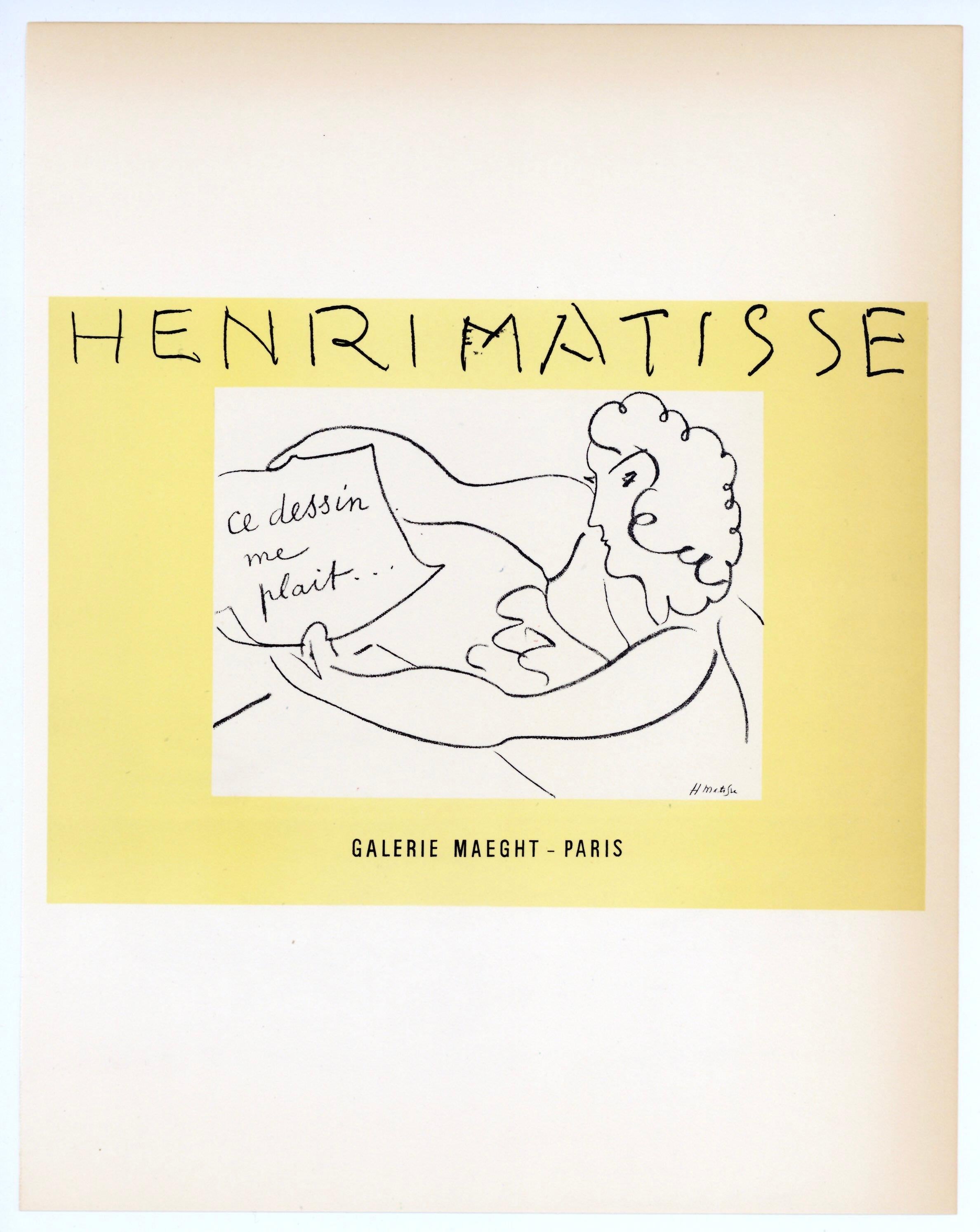 "Exposition de Dessins" lithograph poster