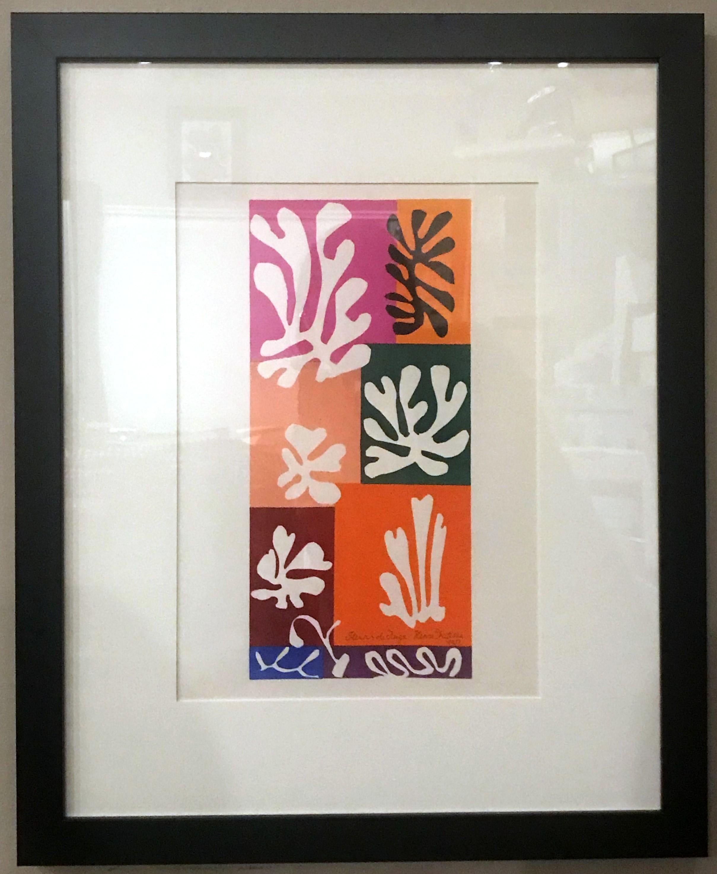 Fleurs de Neige, from The Last Works of Henri Matisse - Print by (after) Henri Matisse