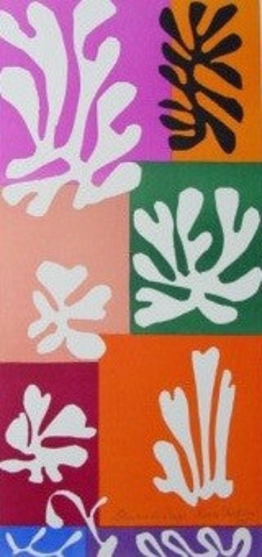 (after) Henri Matisse Abstract Print - Fleurs de Neige, from The Last Works of Henri Matisse