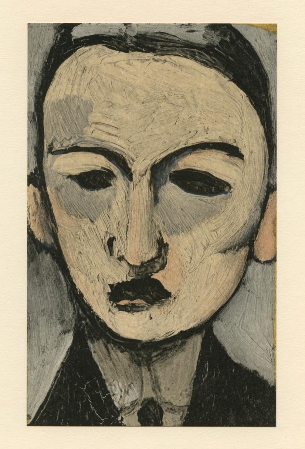 Portrait Print de (after) Henri Matisse - "Litografía "Georges Besson