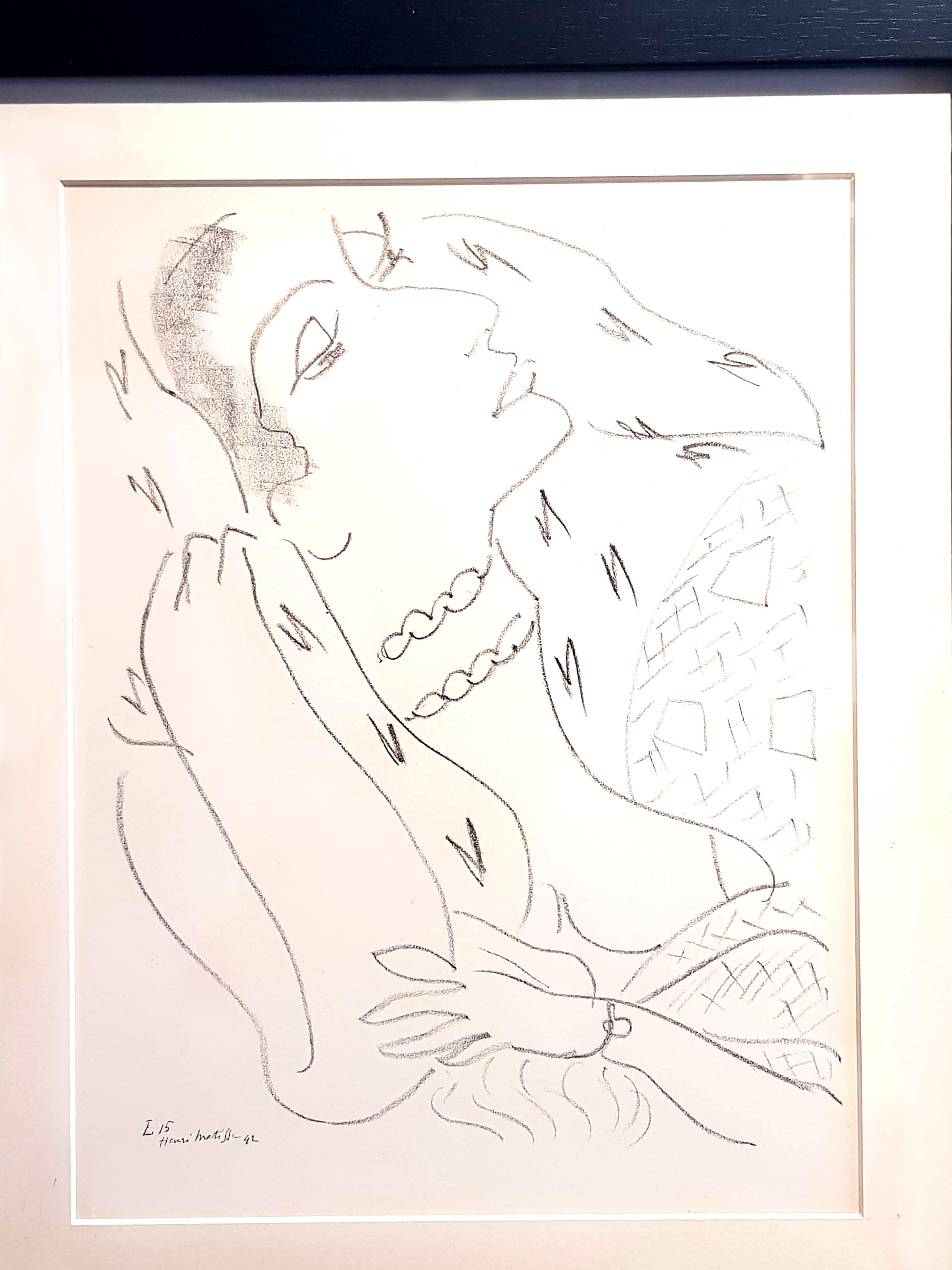 Henri Matisse (After) - Lithograph - Woman - Print by (after) Henri Matisse