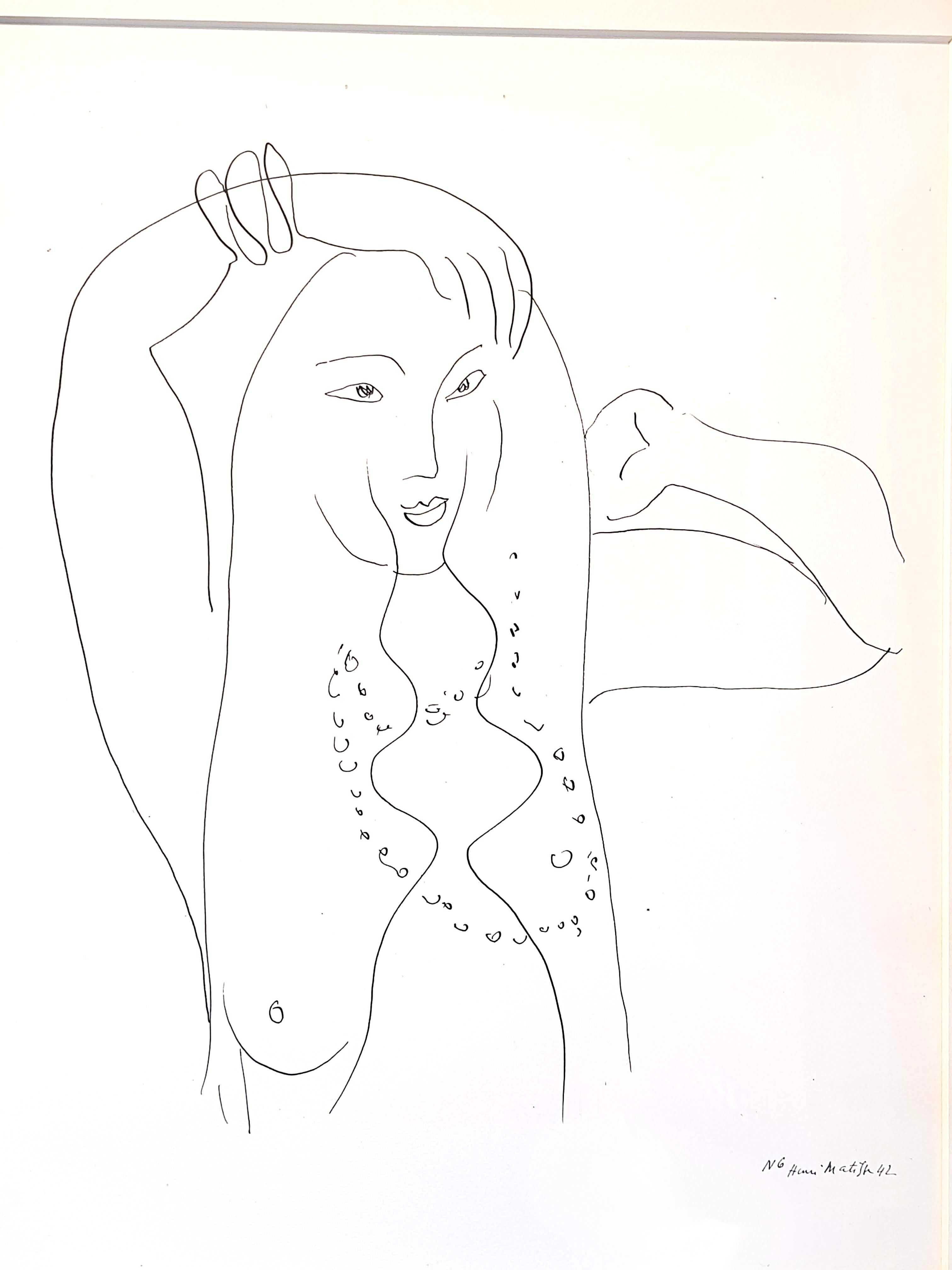 Henri Matisse (After) - Lithograph - Woman - Modern Print by (after) Henri Matisse