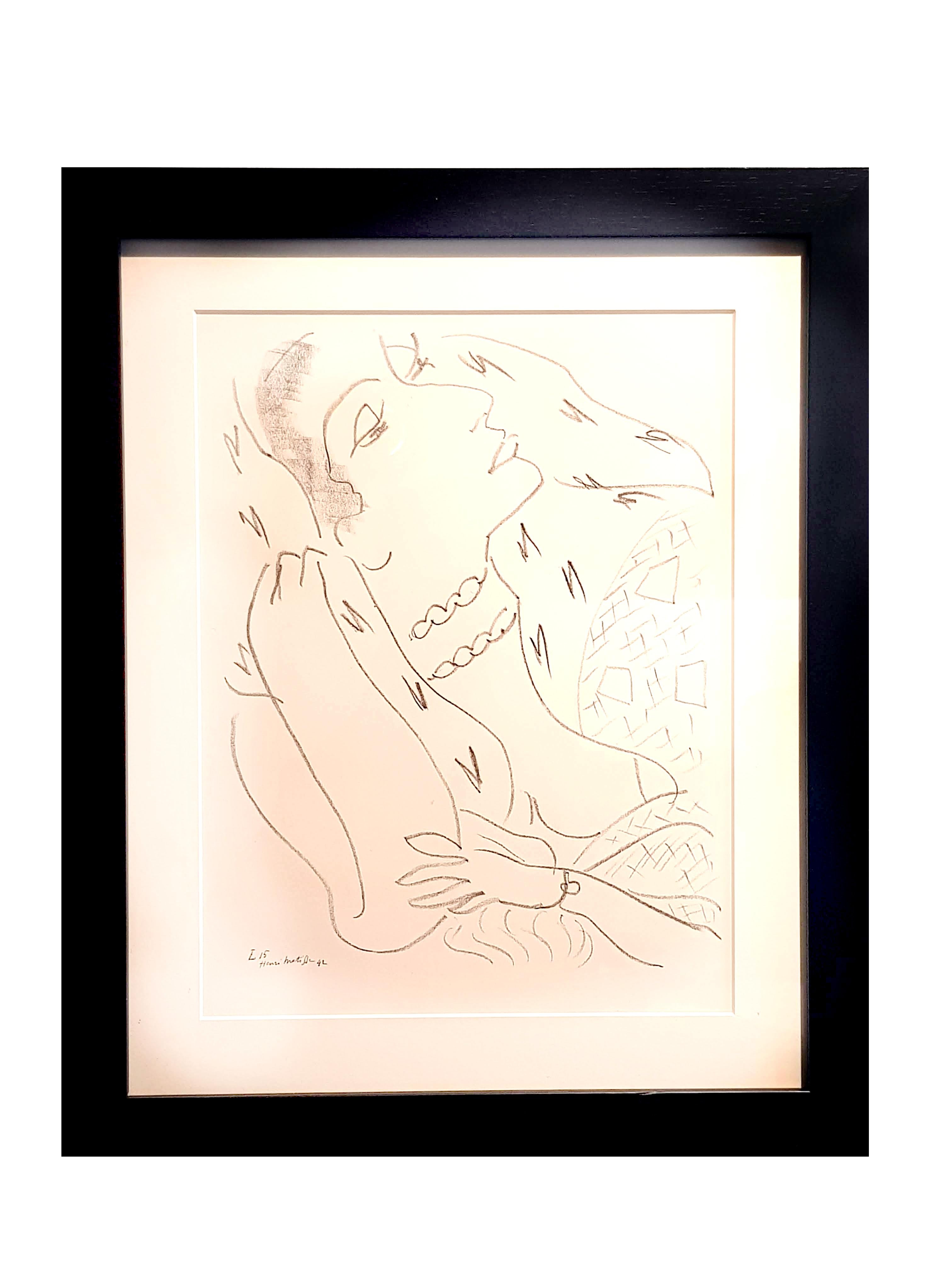 (after) Henri Matisse Figurative Print - Henri Matisse (After) - Lithograph - Woman