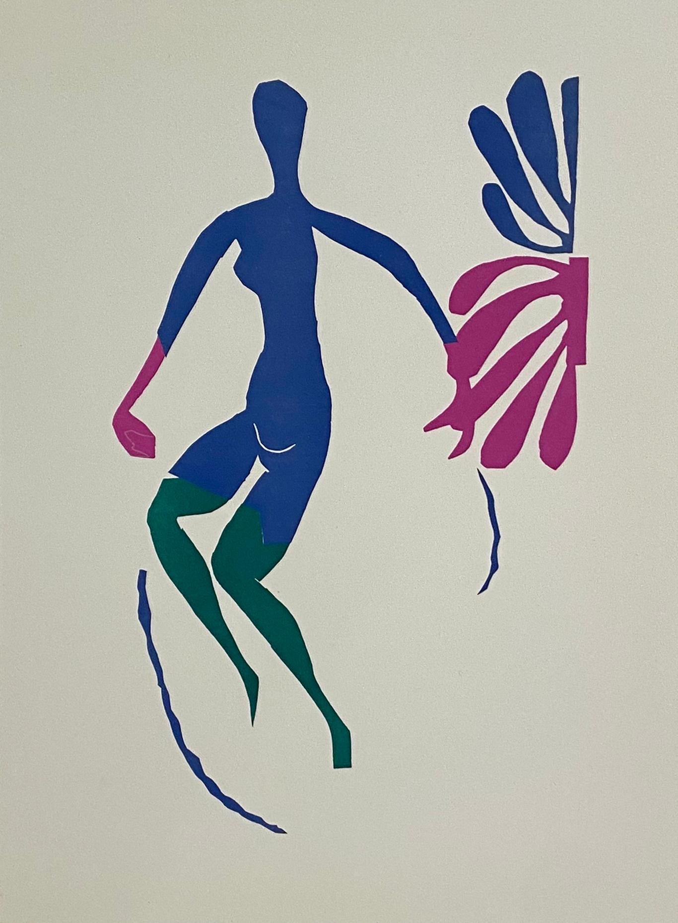 (after) Henri Matisse Figurative Print - Nus Bleus VI, from 1958 The Last Works of Henri Matisse