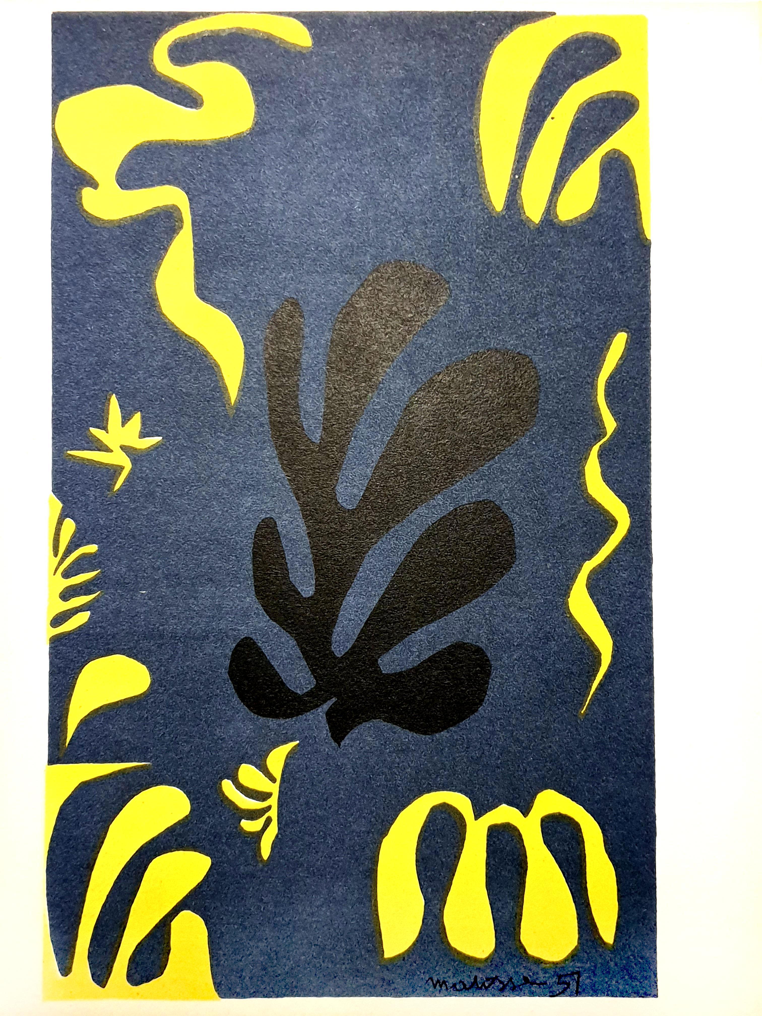 Henri Matisse (After) - Plants - Lithograph - Print by (after) Henri Matisse