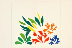 Henri Matisse Lithograph, Abstract, 1958, Acanthes, The Last Works of Matisse