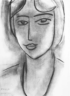 Henri Matisse 'Paula - Figure Study' Lithograph, from Derriere le Miroir 1952