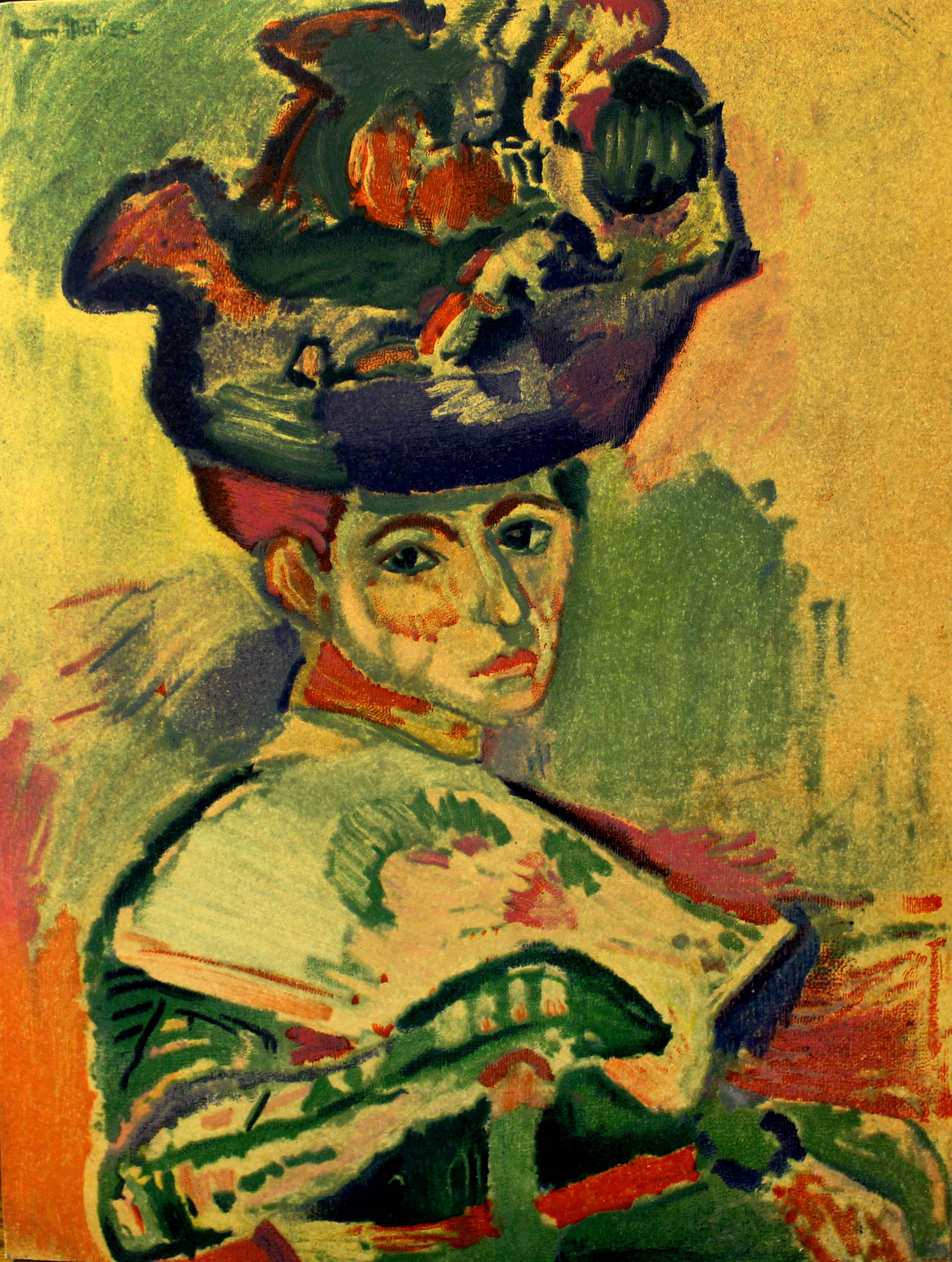 Henri Matisse - 'Woman with a Hat' Plate Signed from Portraits - Print by (after) Henri Matisse