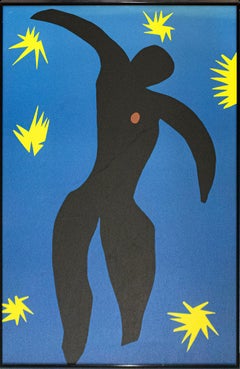 "Icarus" Framed Lithograph After Henri Matisse