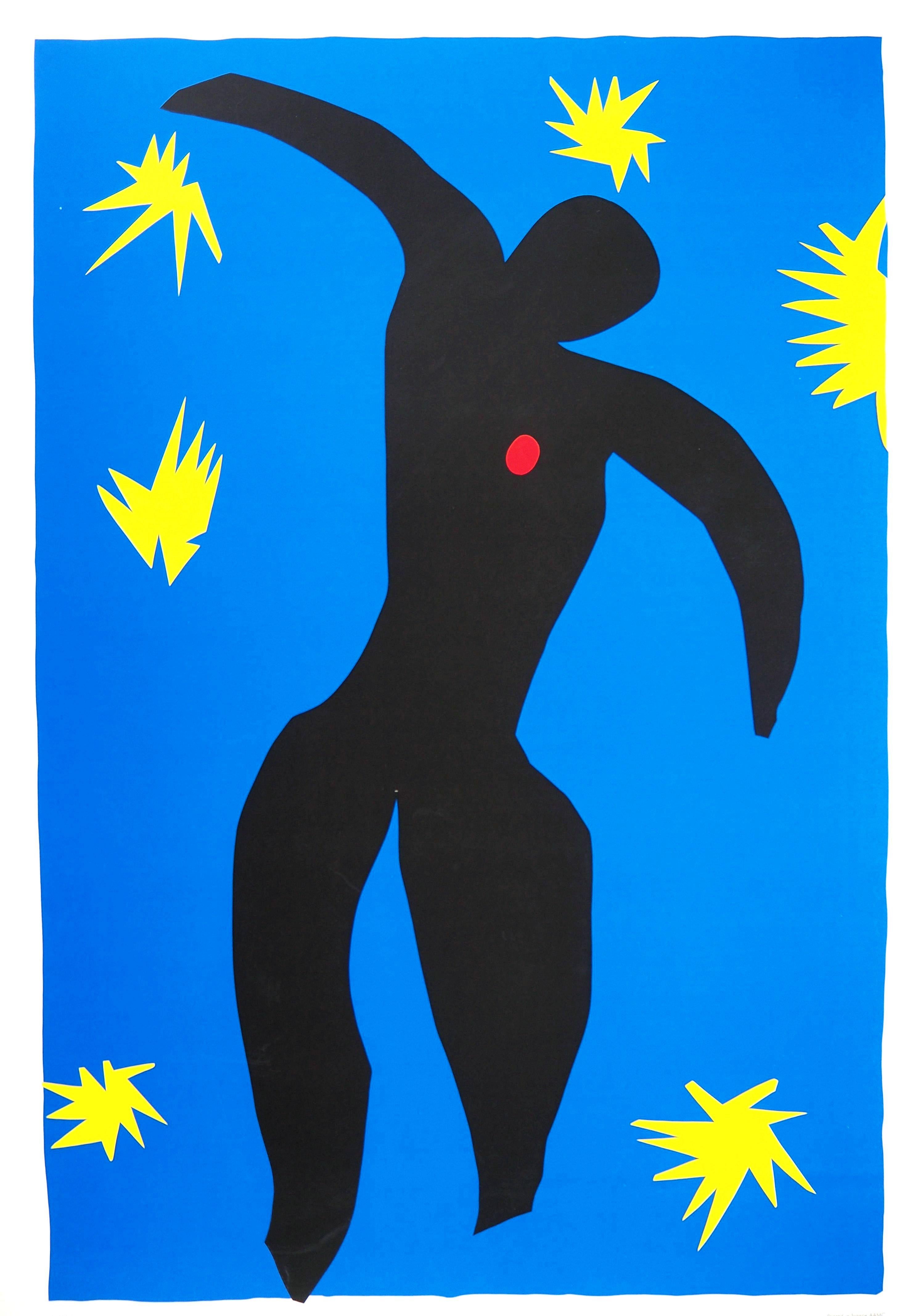 (after) Henri Matisse Figurative Print - Icarus - Screen Print