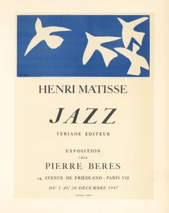 Affiche de lithographie "Jazz"