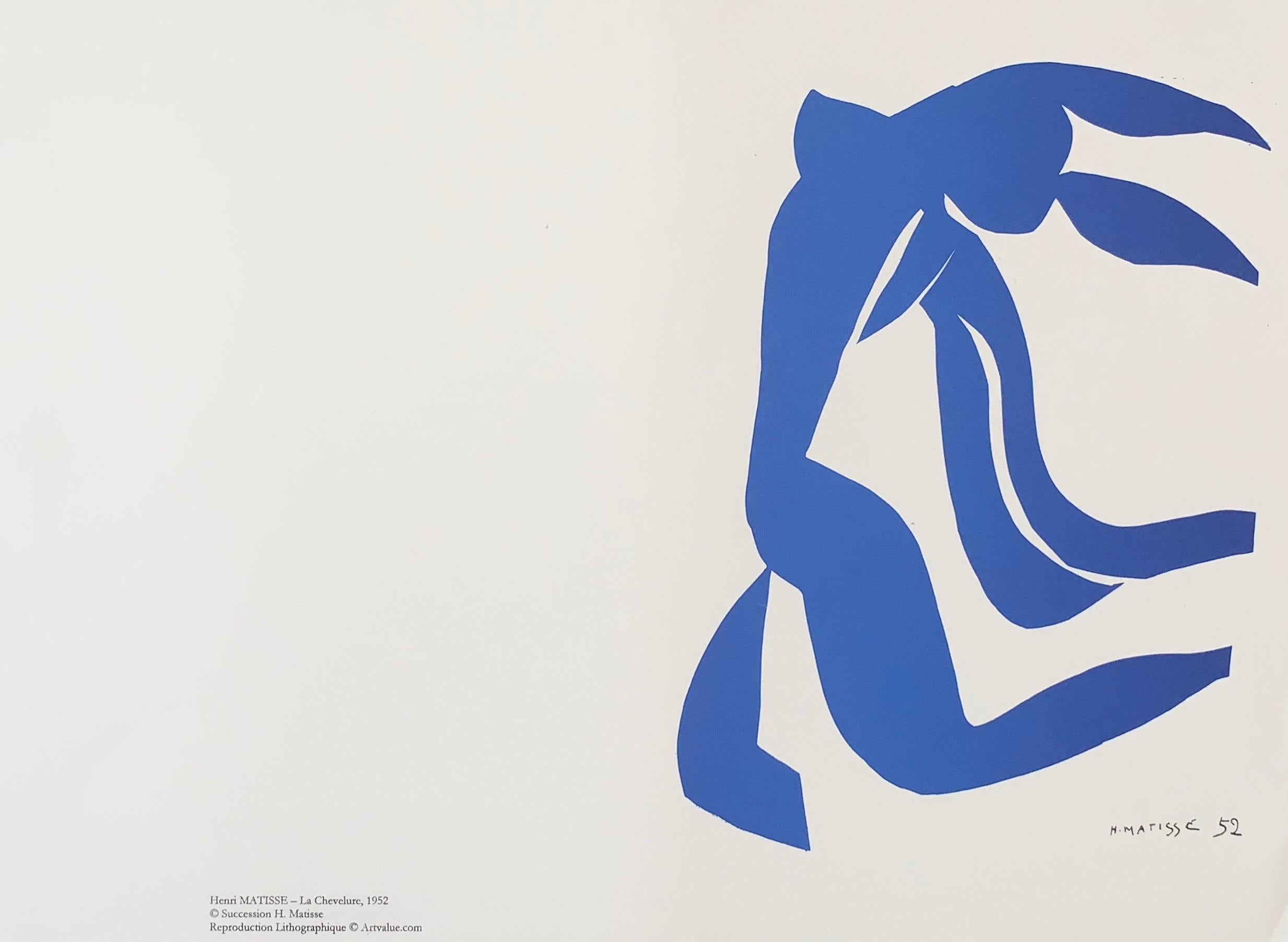 (after) Henri Matisse Nude Print - La Chevelure-Color Lithograph - 2007 - Henri Matisse