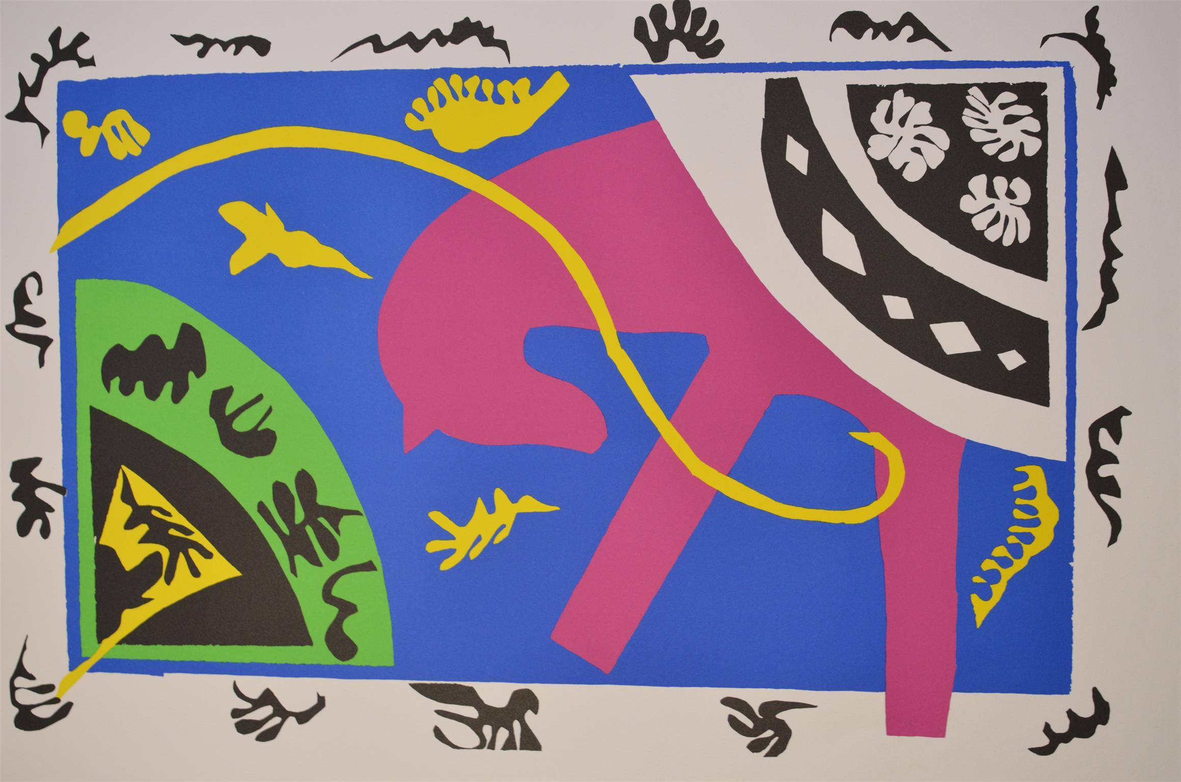 (after) Henri Matisse Abstract Print - Le cheval, l'écuyère et le clown