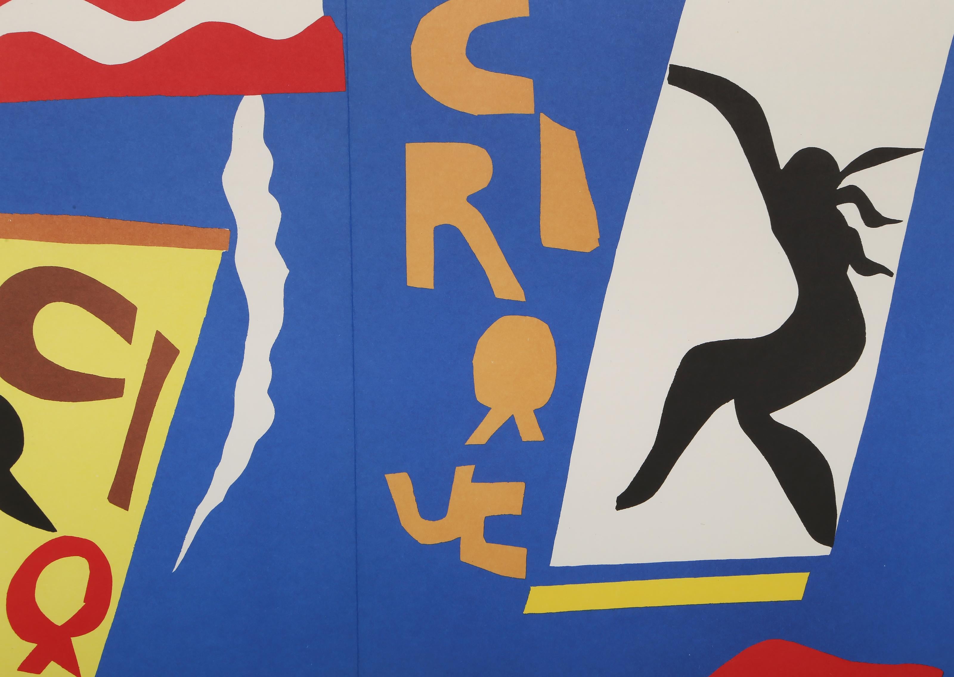 Le Cirque from the Jazz Portfolio, Modern Lithograph after Henri Matisse For Sale 1