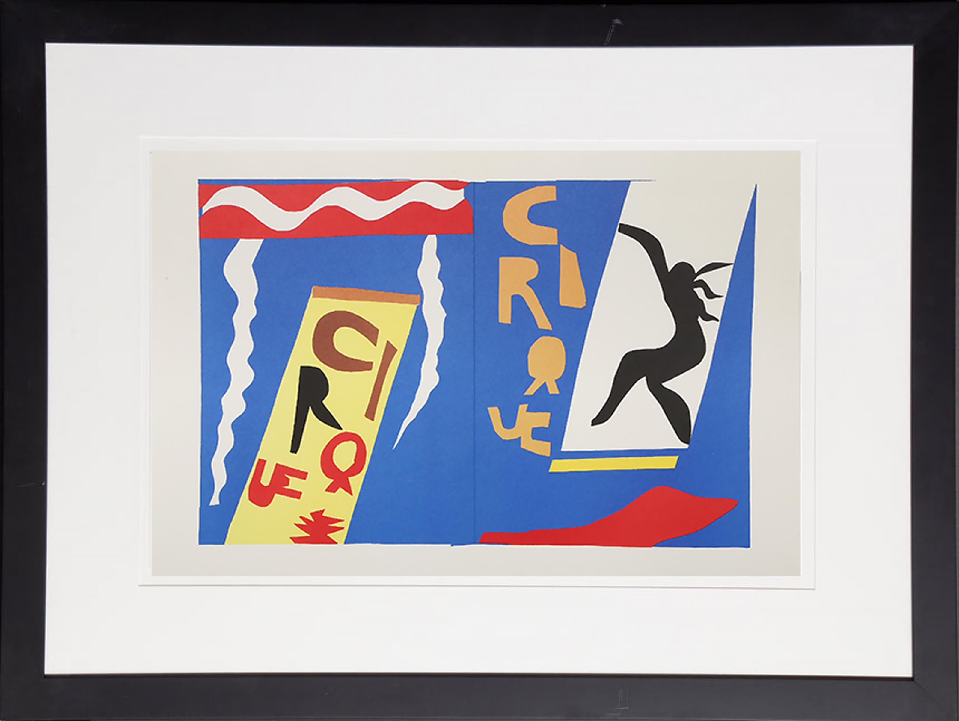 Le Cirque from the Jazz Portfolio, Modern Lithograph after Henri Matisse - Print by (after) Henri Matisse