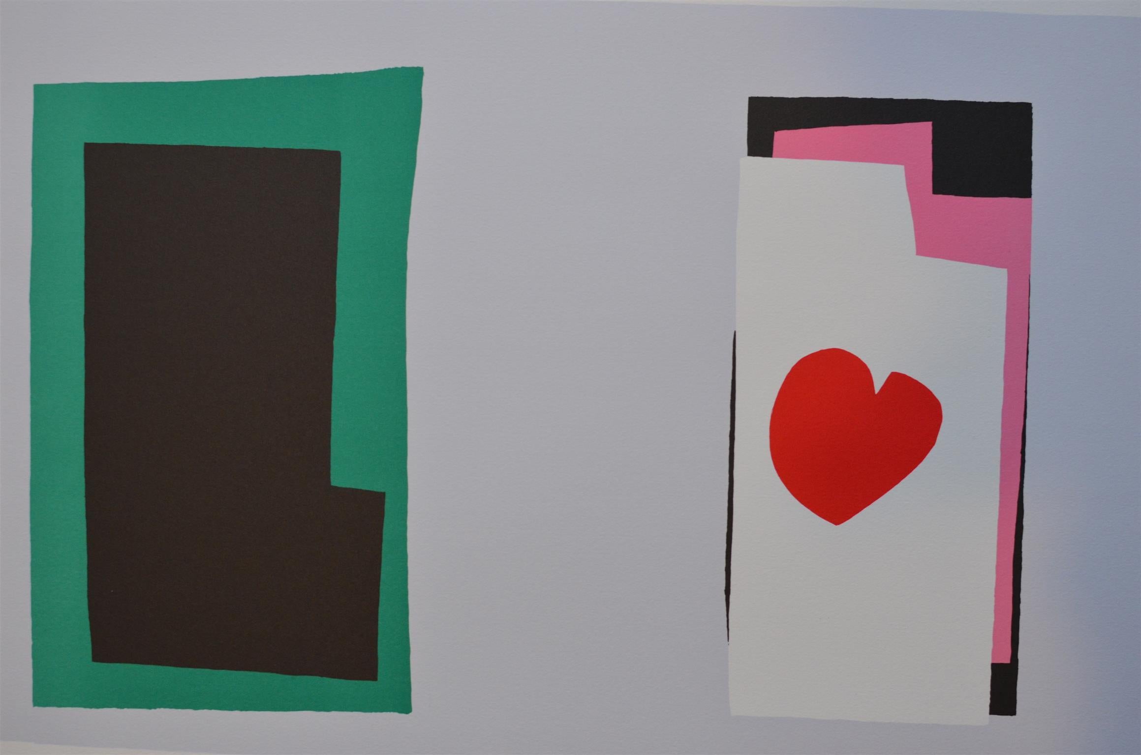 (after) Henri Matisse Abstract Print - Le coeur