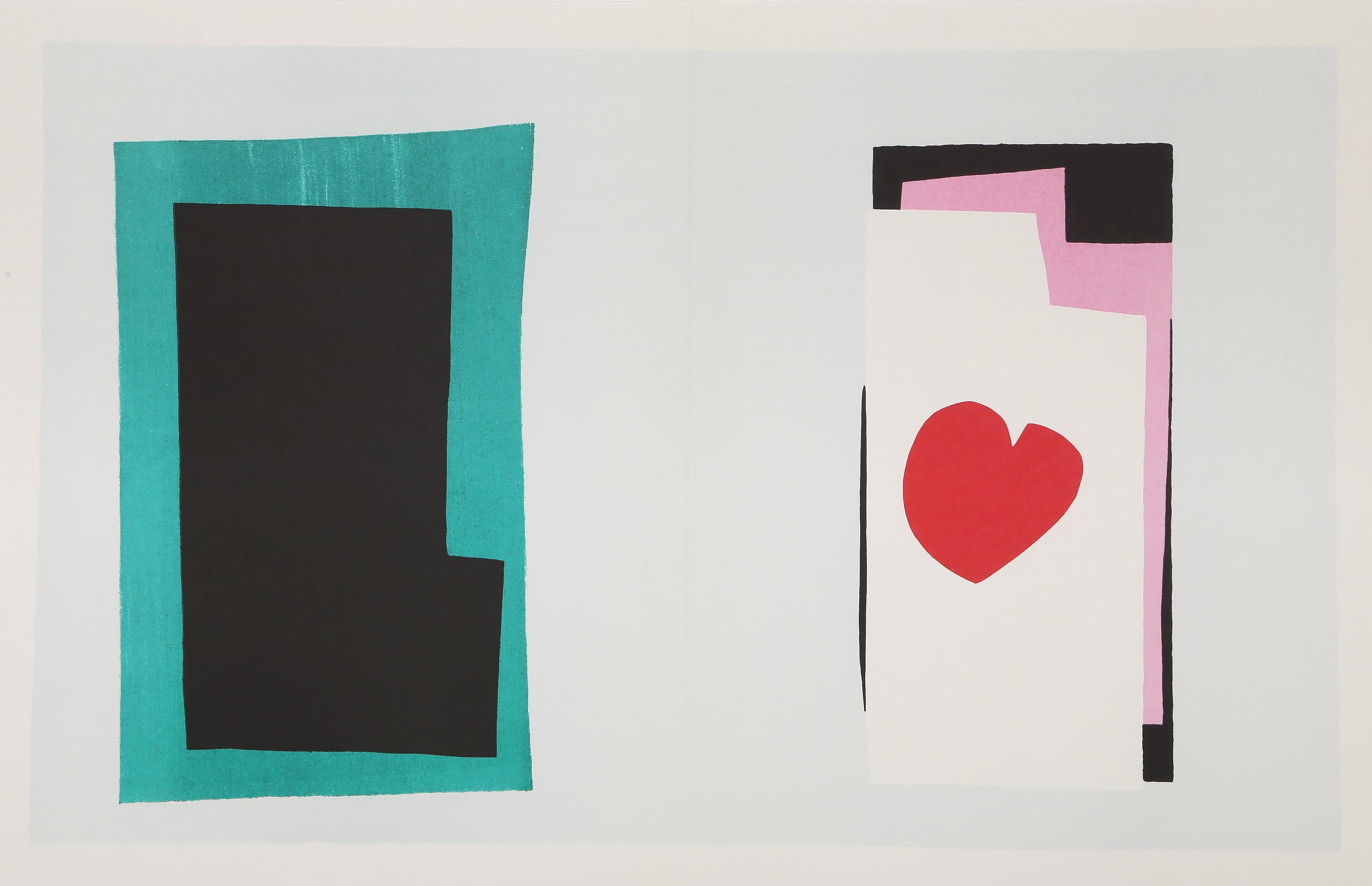 Le Coeur (Das Herz), moderne Lithographie nach Henri Matisse im Angebot 1