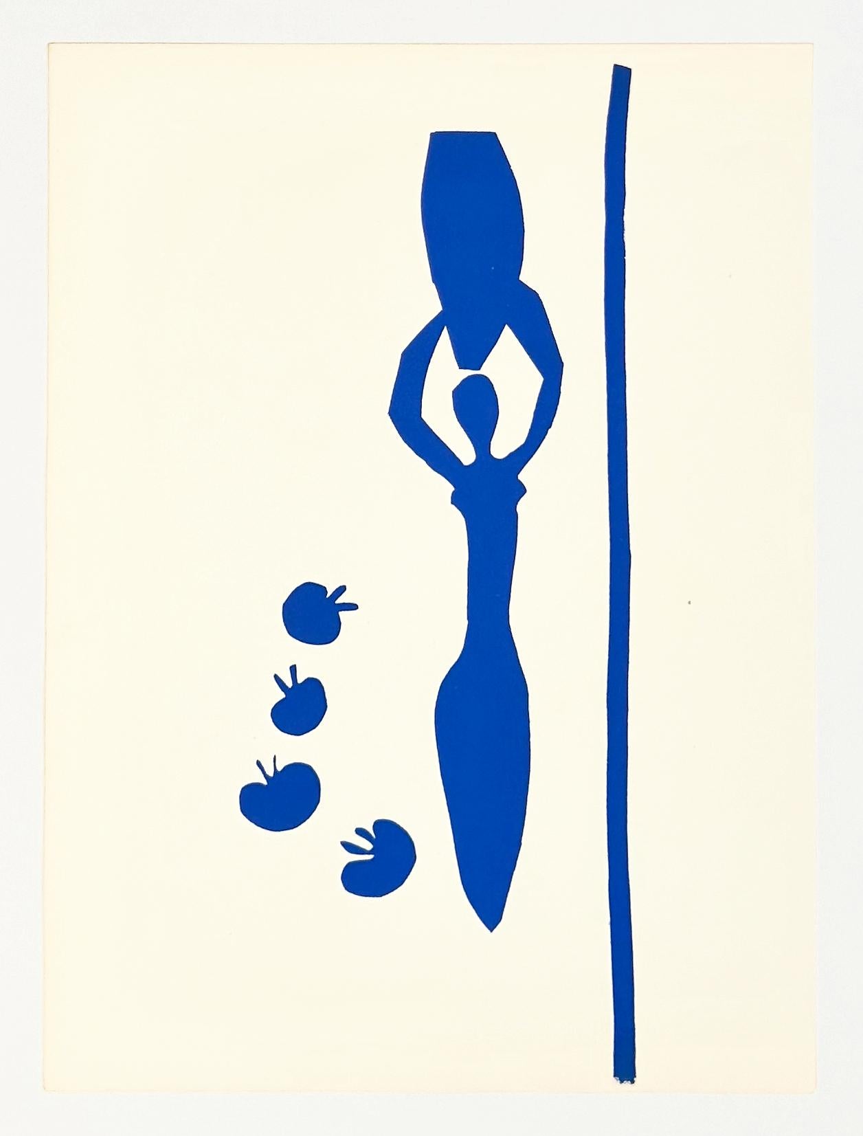 Le Jarre II, from The Last Works of Henri Matisse - White Figurative Print by (after) Henri Matisse
