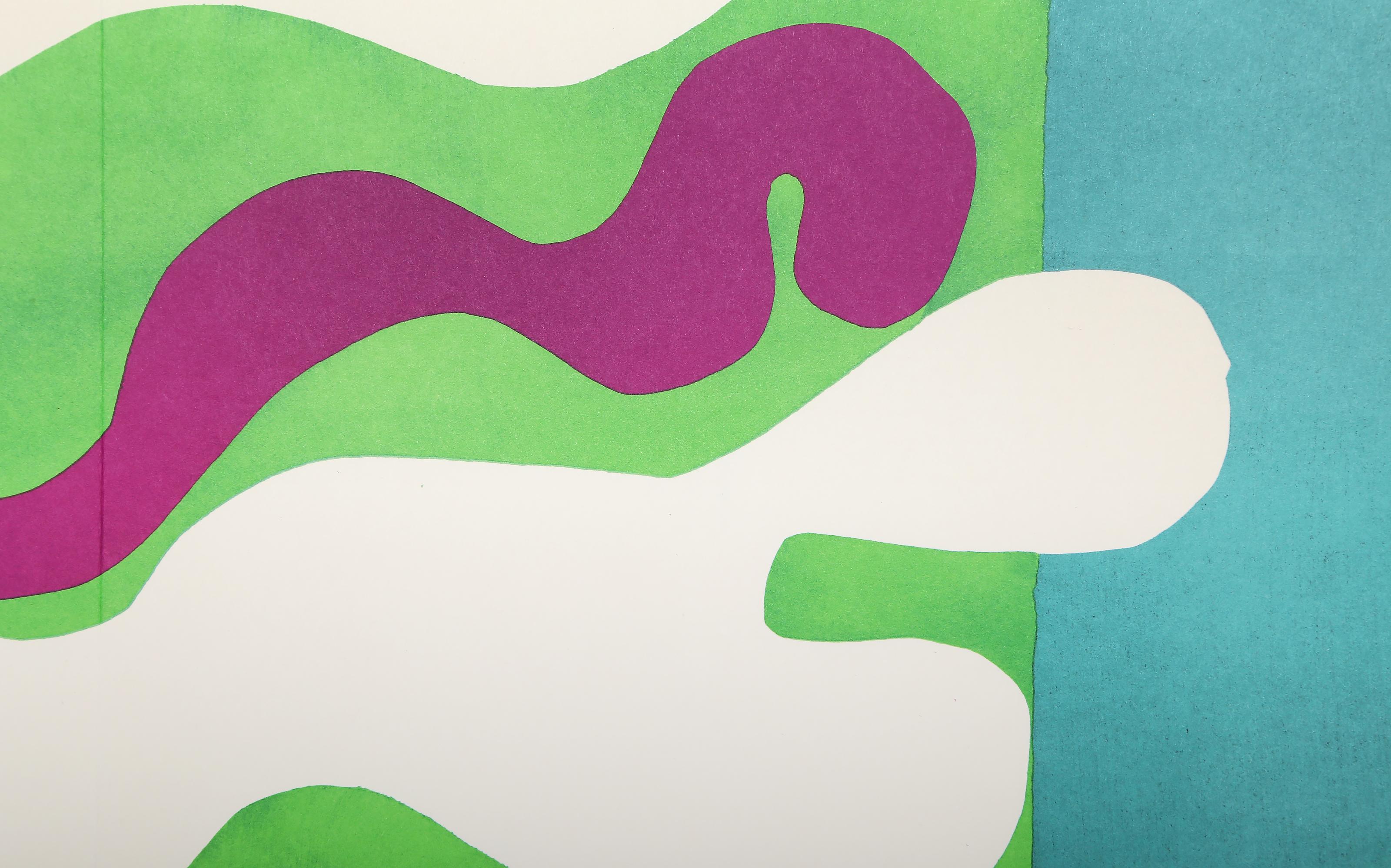 Henri Matisse (After), French (1869-1954)
Le Lagon II (Lagoon)
Portfolio: Jazz
Year: Of Original: 1947  Year Printed: 1983
Medium: Lithograph
Image Size: 14.5 x 21.75 inches
Size: 15.25 x 23.5 in. (38.74 x 59.69 cm)
Frame Size: 19.25 x 27.5