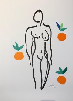 Le Nu Aux Oranges - Lithographie couleur - 2007 - Henri Matisse