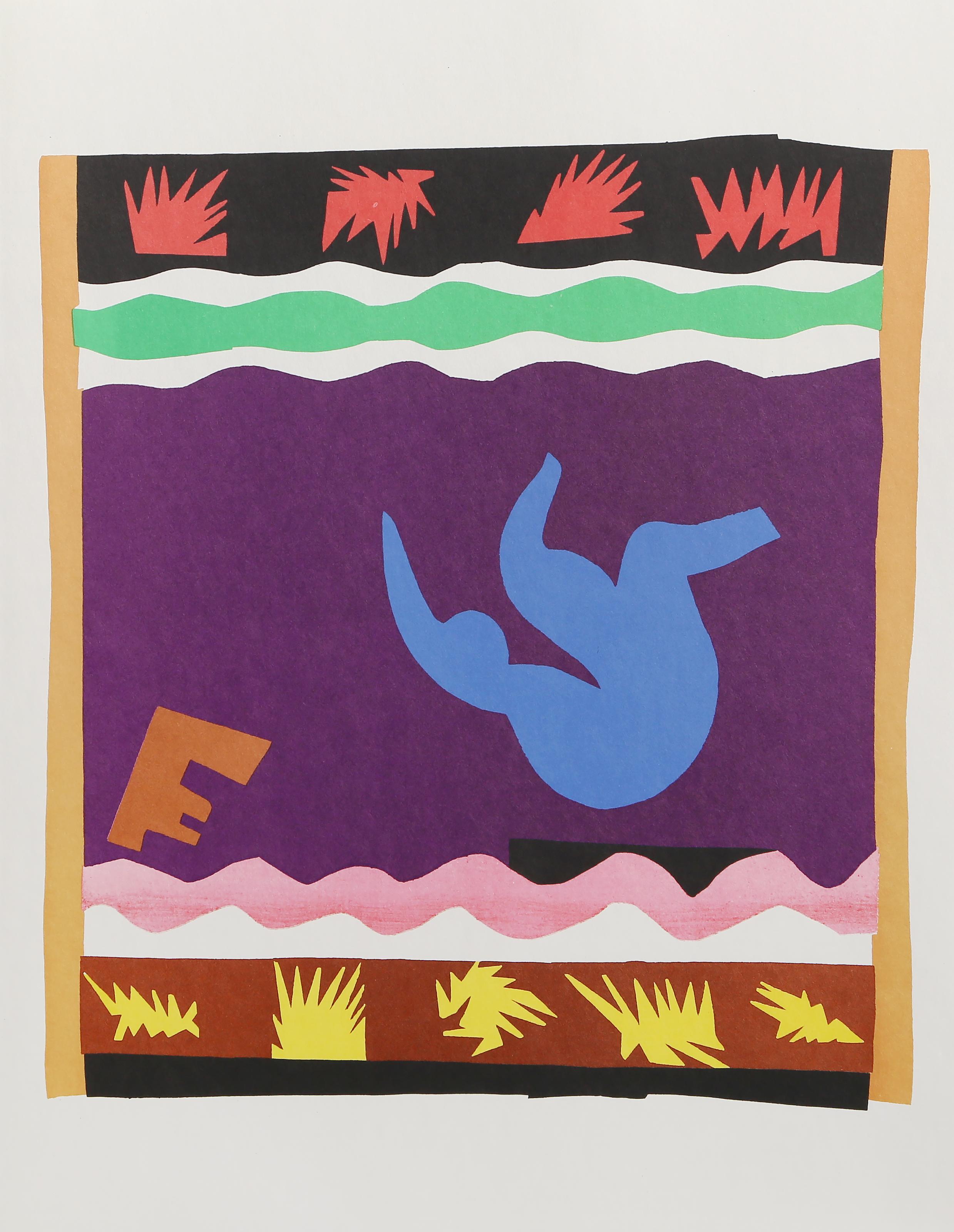Le Tobogan (Toboggan), Modern Lithograph after Henri Matisse For Sale 1