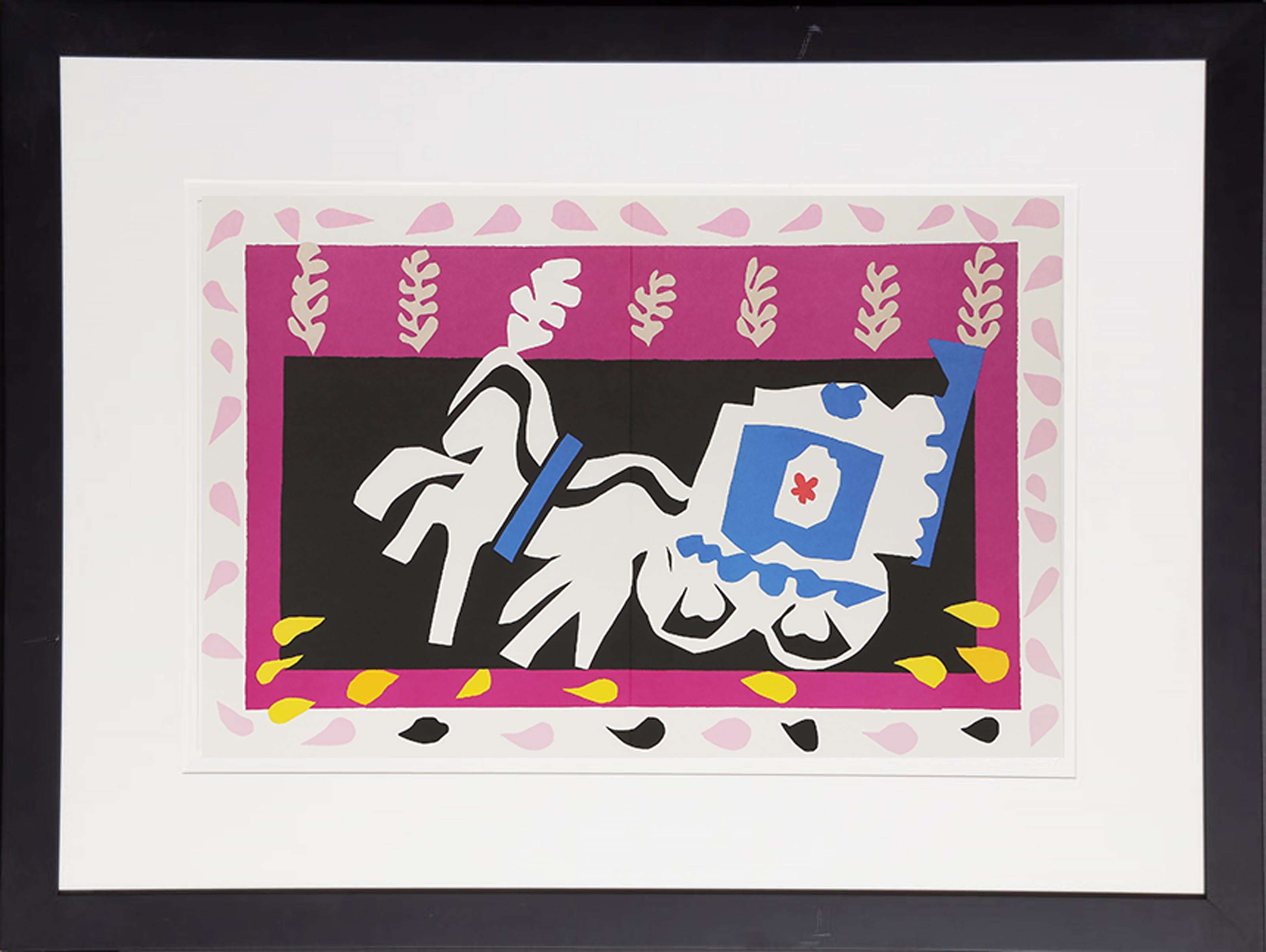 L'Enterrement de Pierrot, litografia moderna di Henri Matisse (after) Henri Matisse