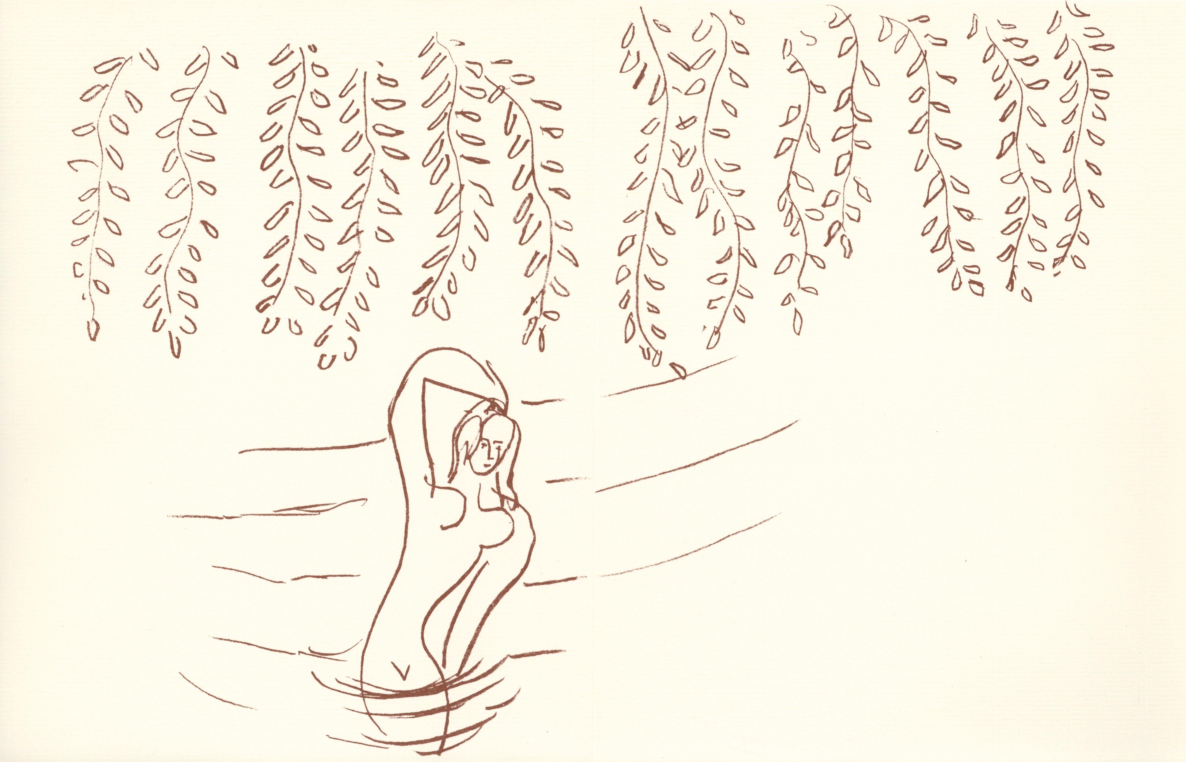 (after) Henri Matisse Nude Print - lithograph for Florilege des amours de Ronsard