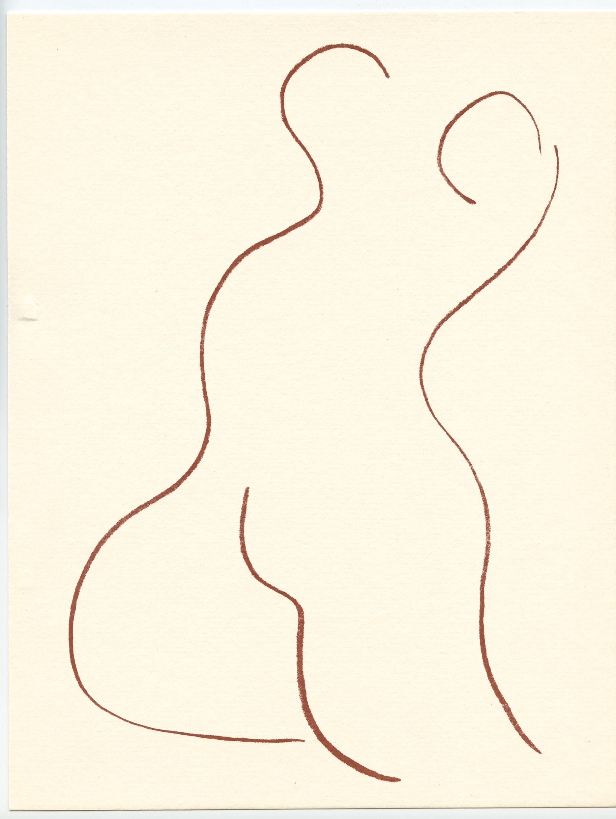 litografía para Florilege des amours de Ronsard - Print de (after) Henri Matisse