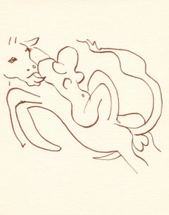 lithograph for Florilege des amours de Ronsard