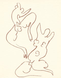 lithograph for Florilege des amours de Ronsard