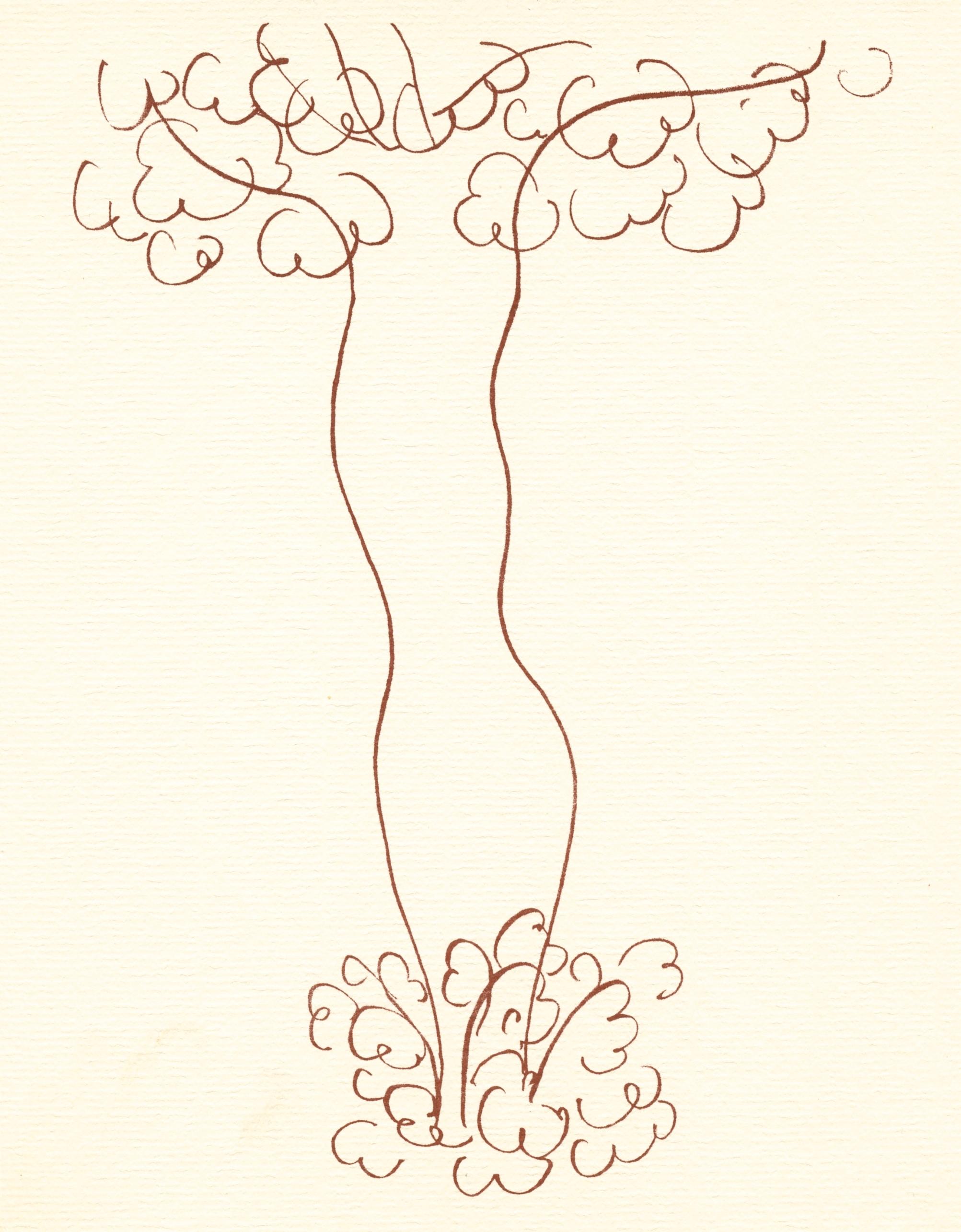litografía para Florilege des amours de Ronsard - Print de (after) Henri Matisse