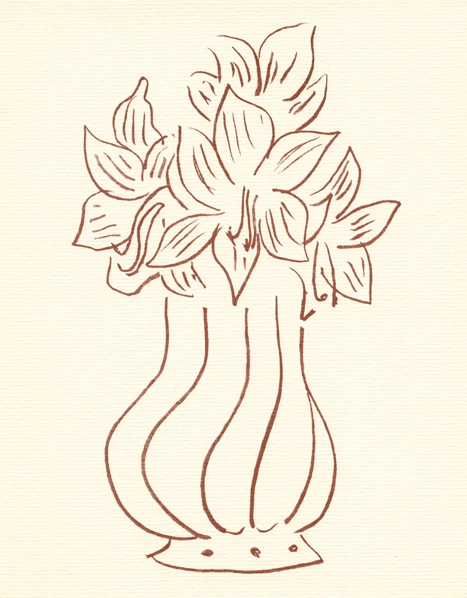litografía para Florilege des amours de Ronsard - Print de (after) Henri Matisse