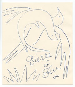 lithograph for Pierre a feu Les miroirs profonds