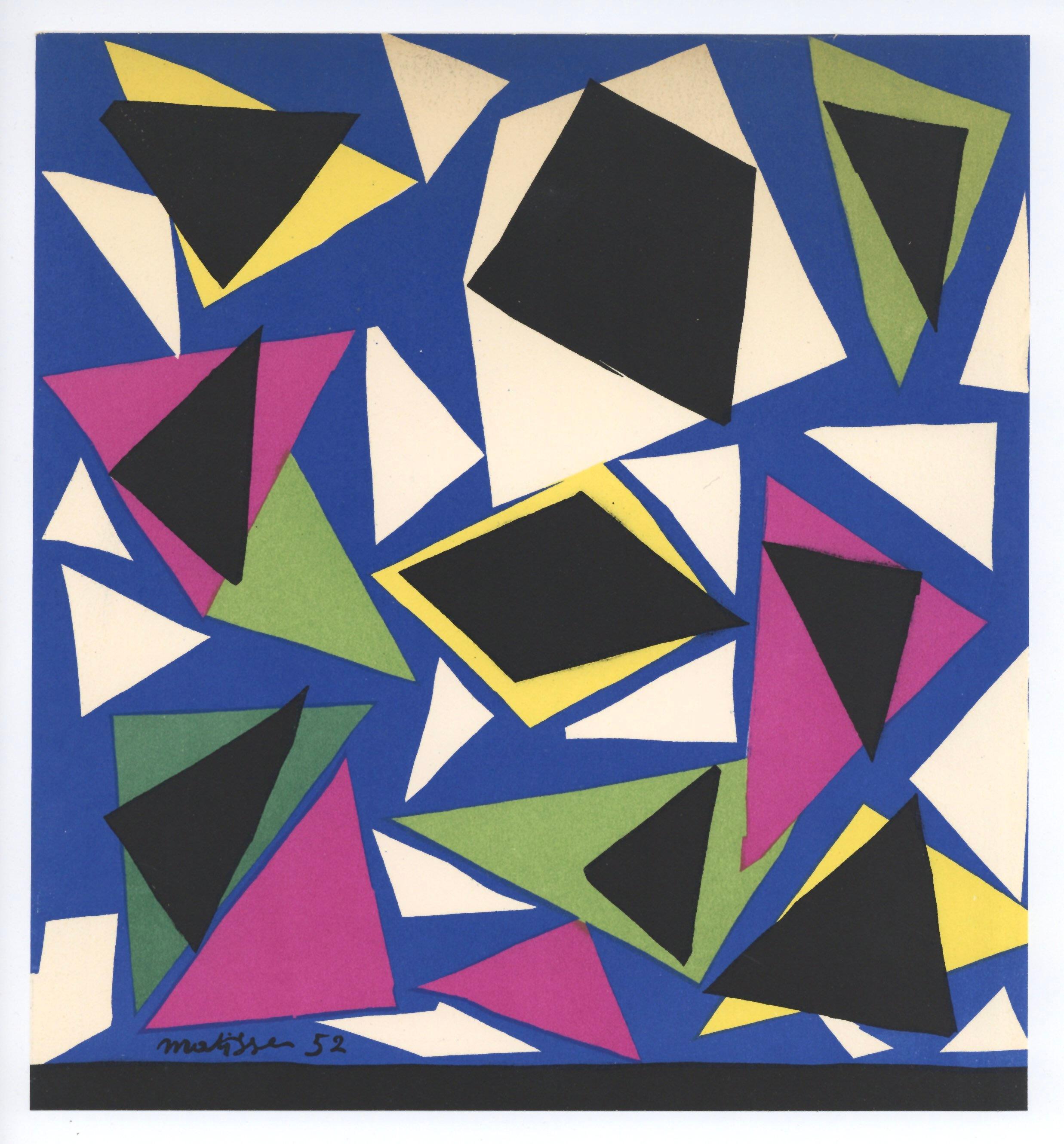 Abstract Print (after) Henri Matisse - lithograph