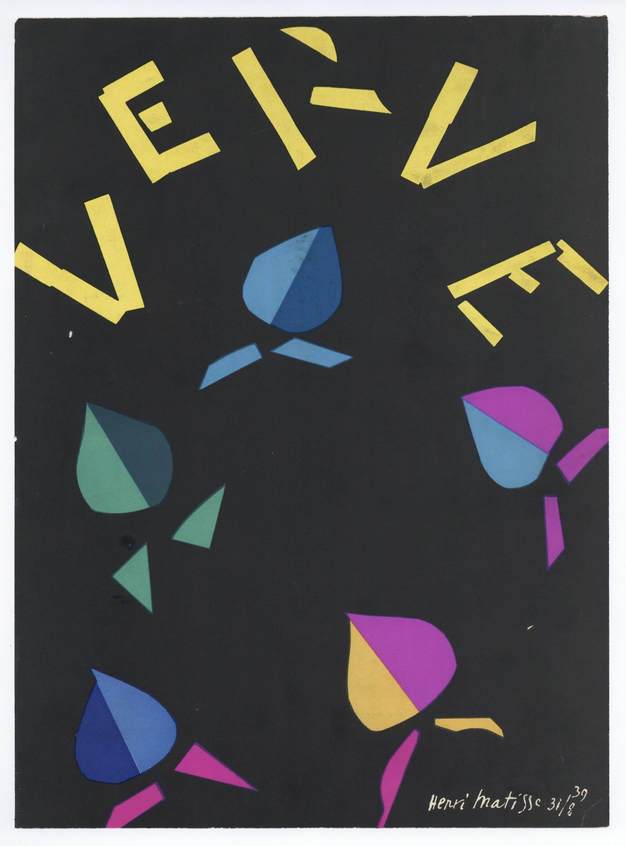 lithograph for Verve - Print by (after) Henri Matisse