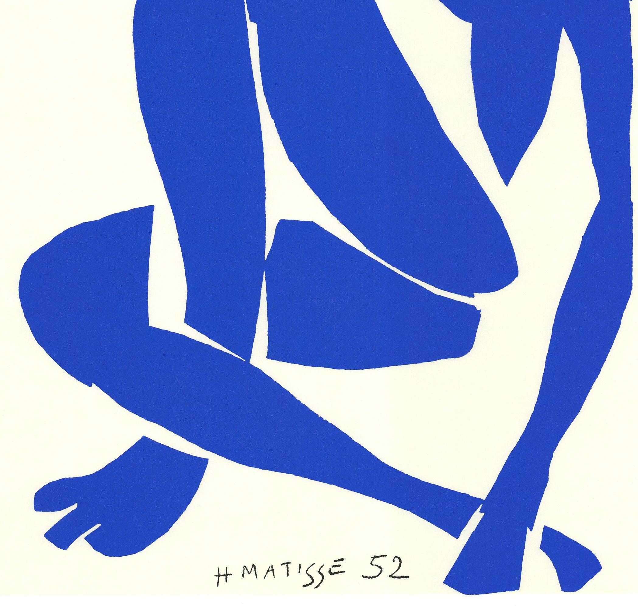 Matisse Blue Nude IV Mid Century serigraph - Print by (after) Henri Matisse