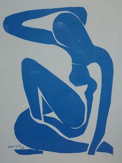 Matisse Nu Bleu 1952 Editions Des Nouvelles France Serigraphie 