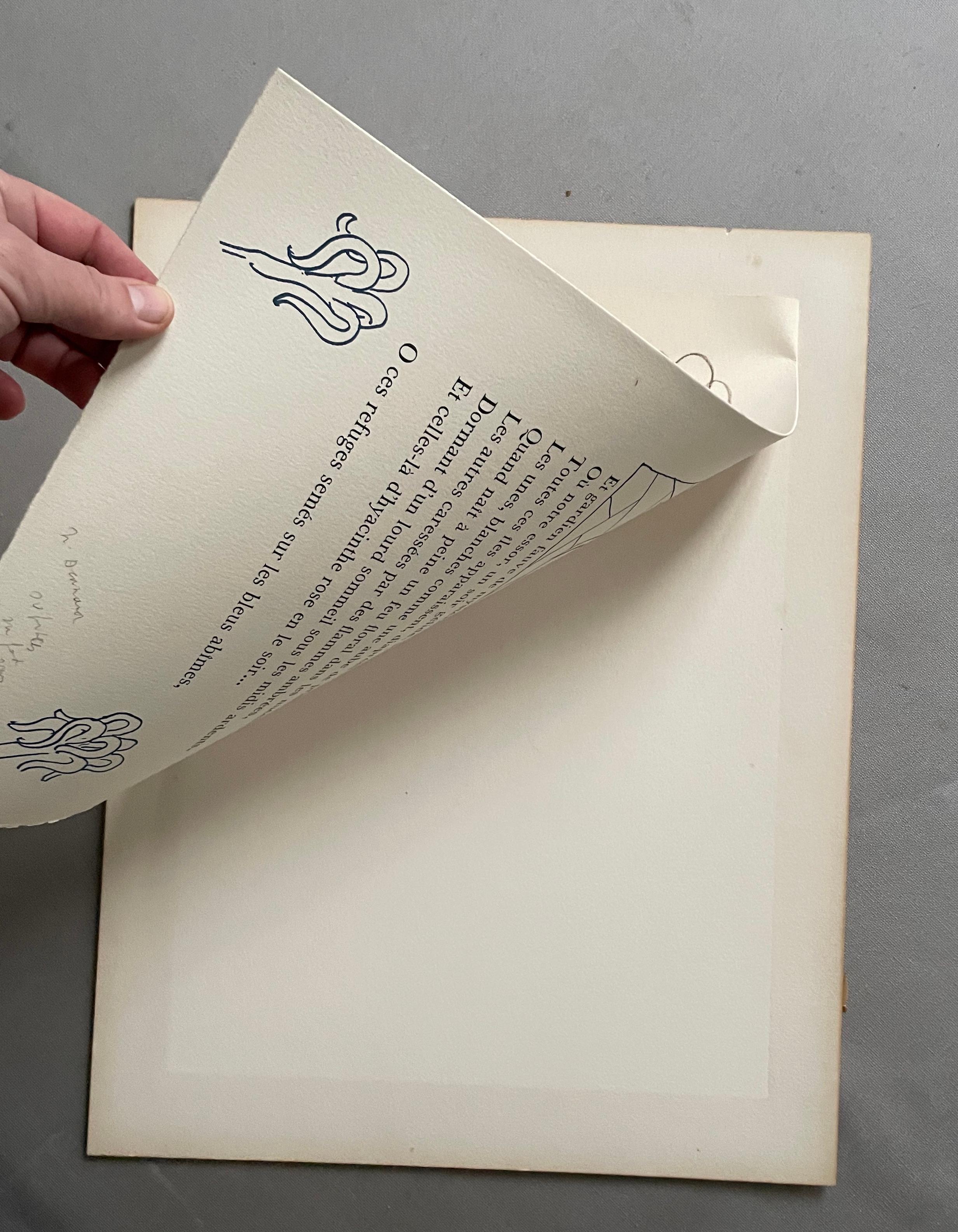 Matisse, Poésies Antillaises, litografia numerata 82/250 1