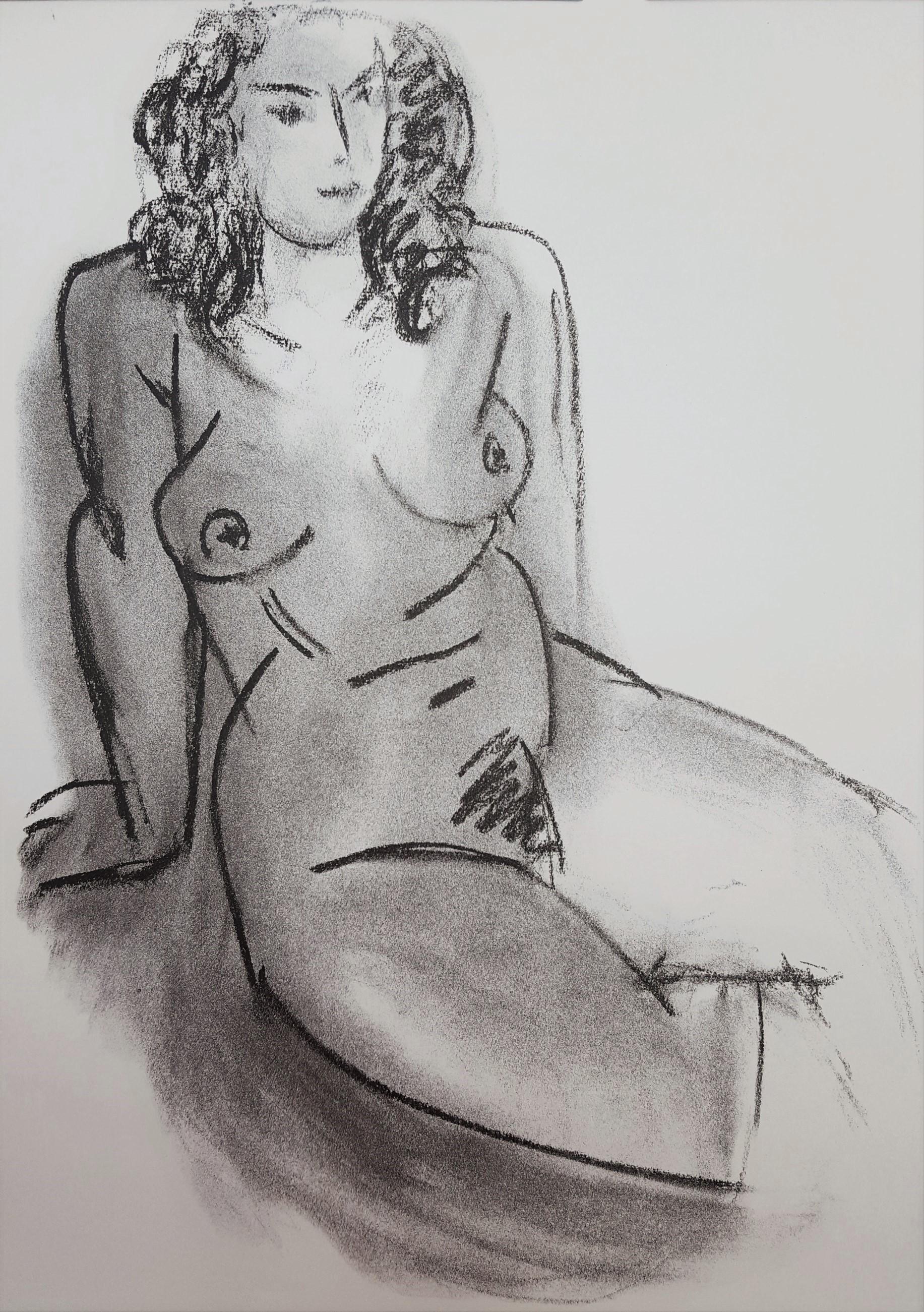 (after) Henri Matisse Nude Print - Nu Assis (Seated Nude)