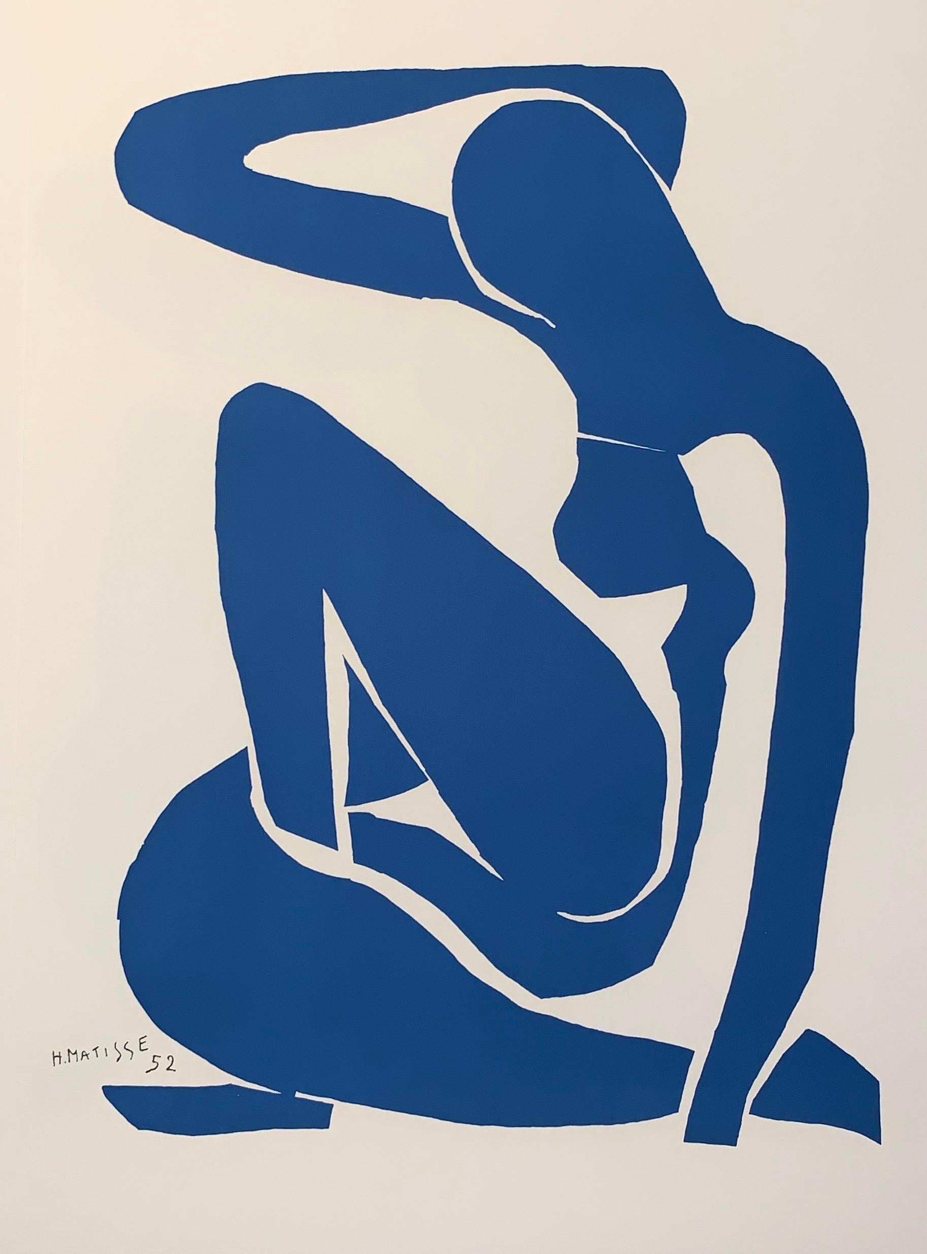 (after) Henri Matisse Nude Print - Nu Bleu I - Color Lithograph - 2007 - Henri Matisse