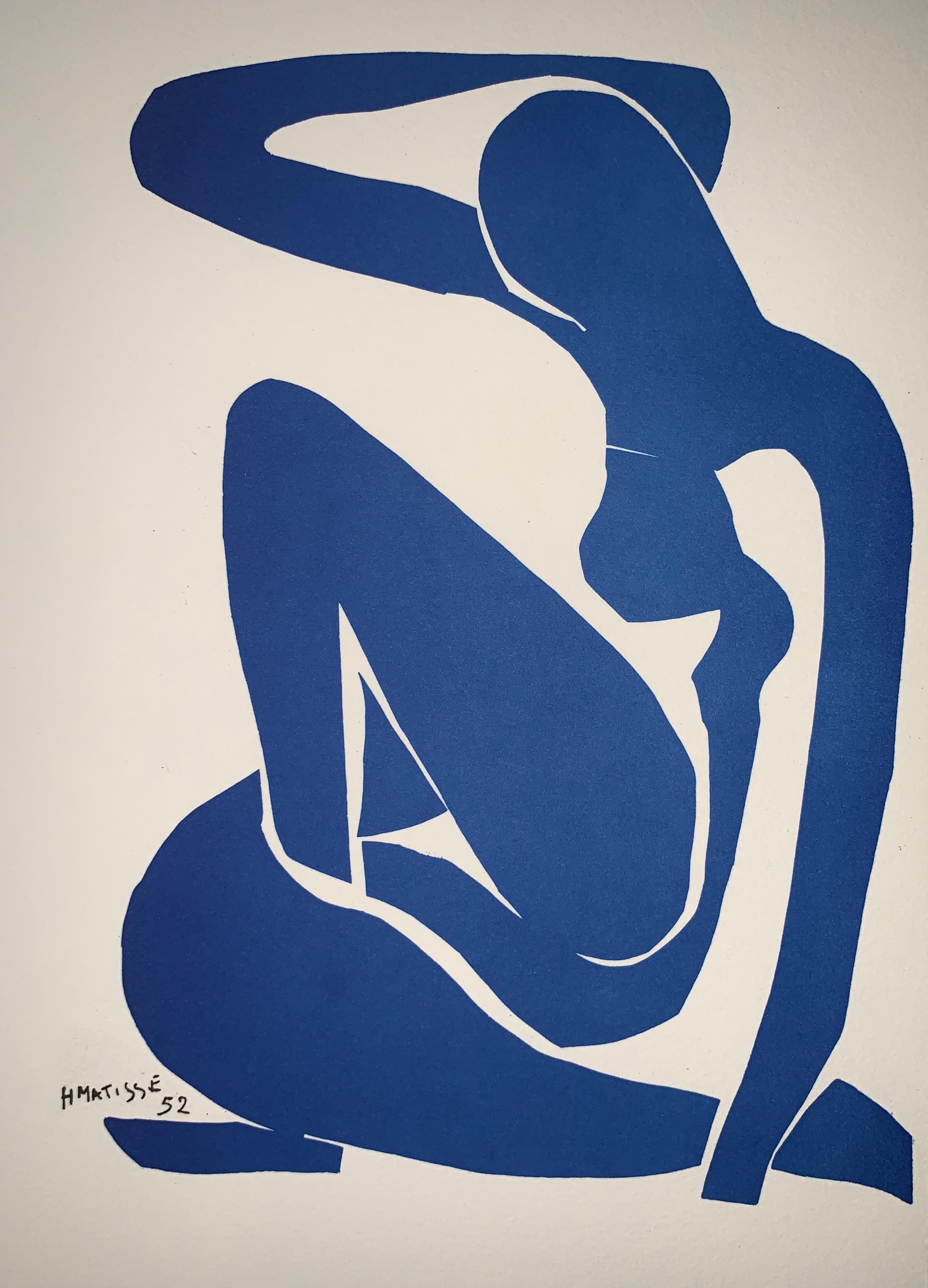 Nu Bleu I - plate signed - Henri Matisse Color Lithograph - 2007 - Print by (after) Henri Matisse