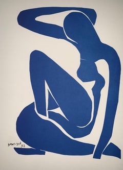 Nu Bleu I - plate signed - Henri Matisse Color Lithograph - 2007