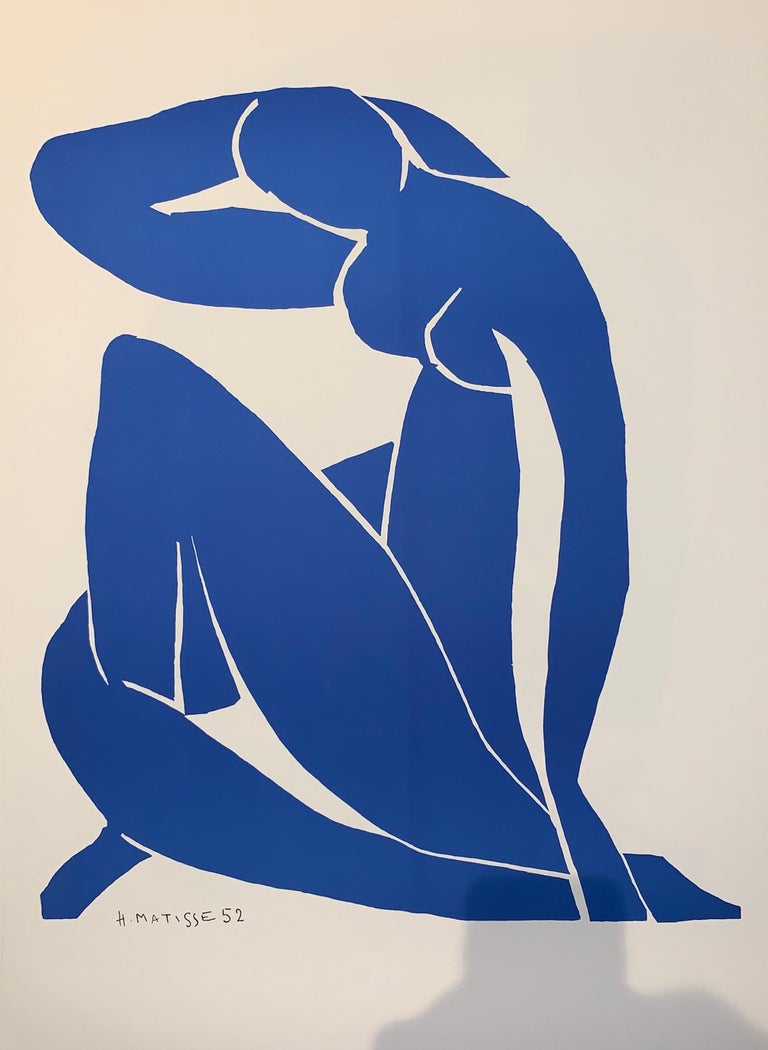 (after) Henri Matisse Figurative Print - Nu Bleu II - Color Lithograph - 2007 - Henri Matisse