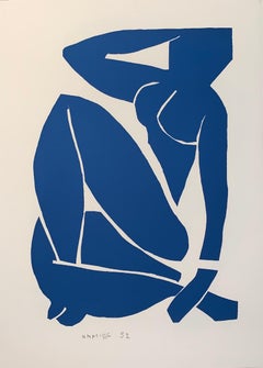 Nu Bleu III - Color Lithograph - 2007 - Henri Matisse