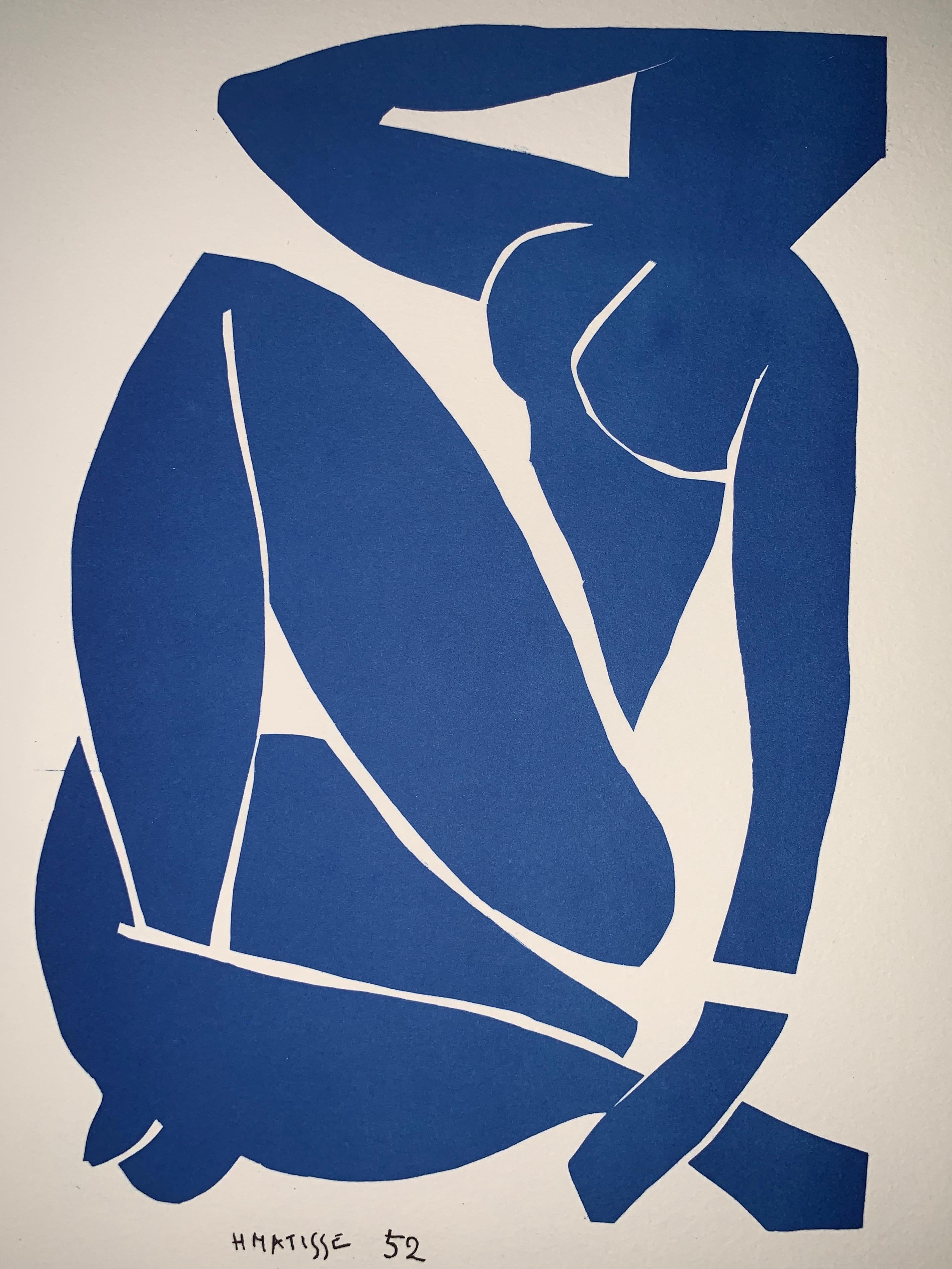 Nu Bleu III plate signed - Henri Matisse Color Lithograph - 2007 - Print by (after) Henri Matisse
