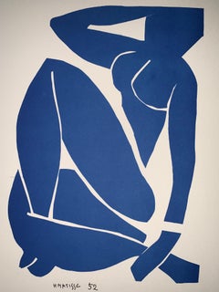 Nu Bleu III plate signed - Henri Matisse Color Lithograph - 2007