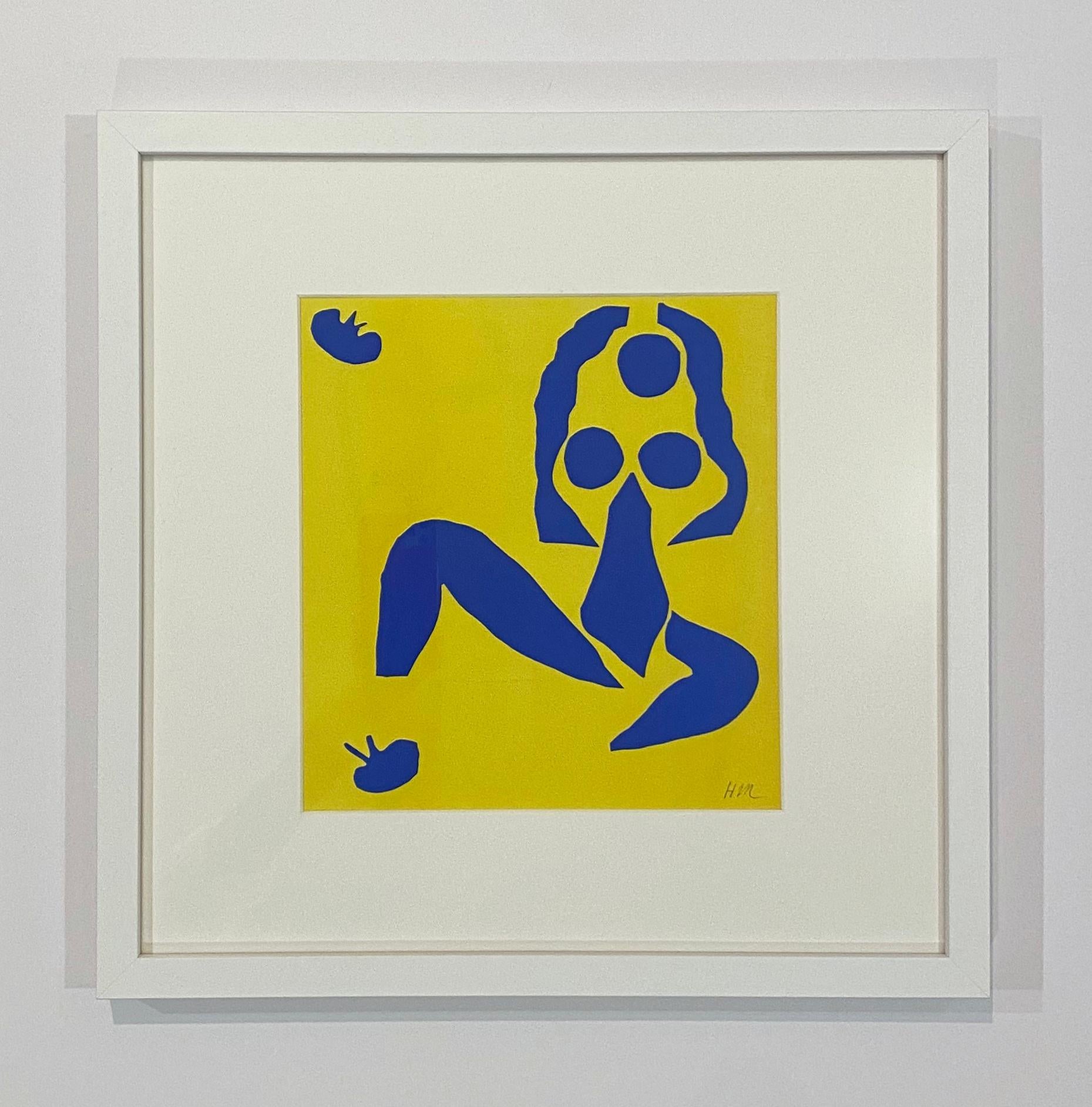 Nu bleu, la grenouille (Blauer Nude, Der Frosch) – Print von (after) Henri Matisse