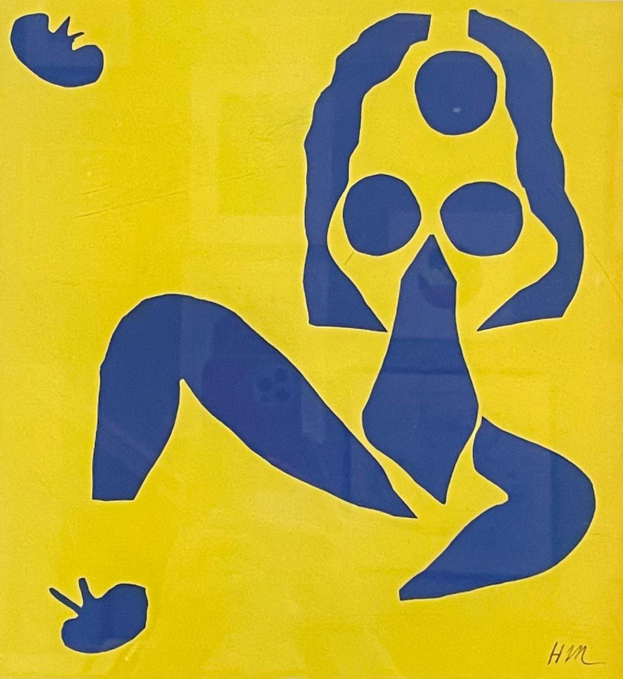 (after) Henri Matisse Animal Print - Nu bleu, la grenouille (Blue Nude, The Frog)